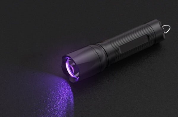 UV flashlight